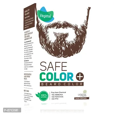 VEGETAL SAFE COLOR-DARK BROWN-Beard Color-thumb0