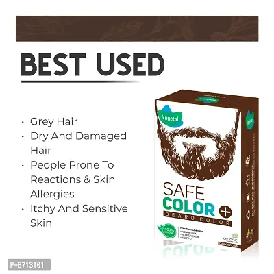 VEGETAL SAFE COLOR-DARK BROWN-Beard Color-thumb3