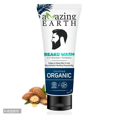 AMAzing EARTHnbsp;Beard Wash , Shampoo + Conditioner