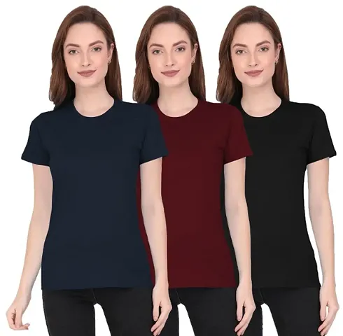 THE BLAZZE 1019 T-Shirts for Women Stylish Western