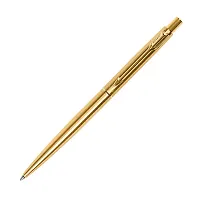 Parker Classic Gold Ball Pen With (Parker Quink Flow Refill Combo Pack 2 - Blue Ink) By DTL Company-thumb2