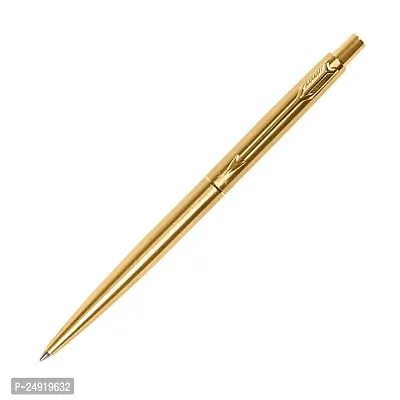 Parker Classic Gold Ball Pen With (Parker Quink Flow Refill Combo Pack 2 - Blue Ink) By DTL Company-thumb3