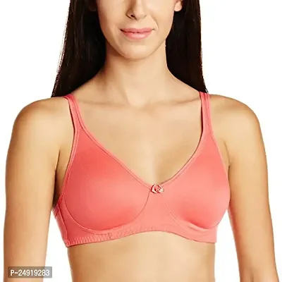 Lovable Women's Full Cup Bra (CES-120_Coral Pink_38B)