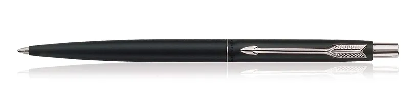 Parker Classic Matte Black Chrome Trim Ball Pen-thumb1