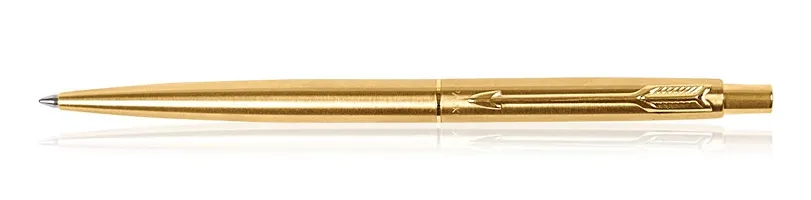 Parker Classic Gold Ball Pen With (Parker Quink Flow Refill Combo Pack 2 - Blue Ink) By DTL Company-thumb3