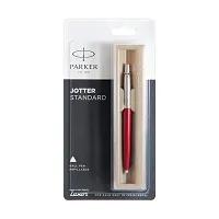 Parker Jotter Standard Chrome Trim Ball Pen | Pen for Gifting | Ideal Rakhi Gift For Brother  Sister Pens Rakshabandhan Gifts | Rakhi Pen Gift Set | Color  Design May Vary-thumb1