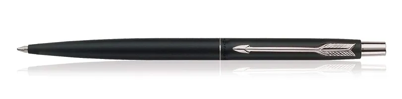 Parker Classic Matte Black Chrome Trim Ball Pen-thumb3