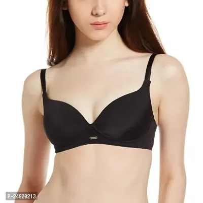 Lovable Black Padded Non Wired Full Cup Bra - 34B