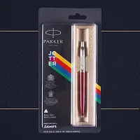 Parker Jotter Standard Chrome Trim Ball Pen | Pen for Gifting | Ideal Rakhi Gift For Brother  Sister Pens Rakshabandhan Gifts | Rakhi Pen Gift Set | Color  Design May Vary-thumb4