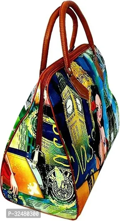 Stylish Multicoloured Printed Handbag For Women-thumb0