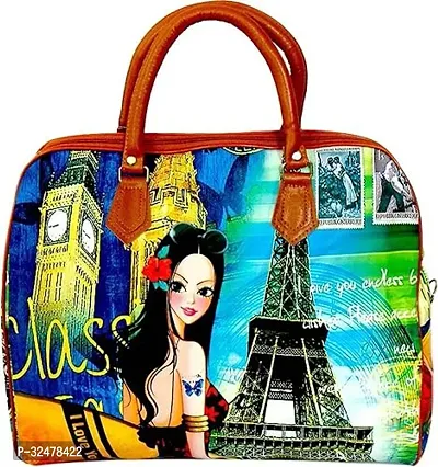 Stylish Printed Hand Bag for Women-thumb0