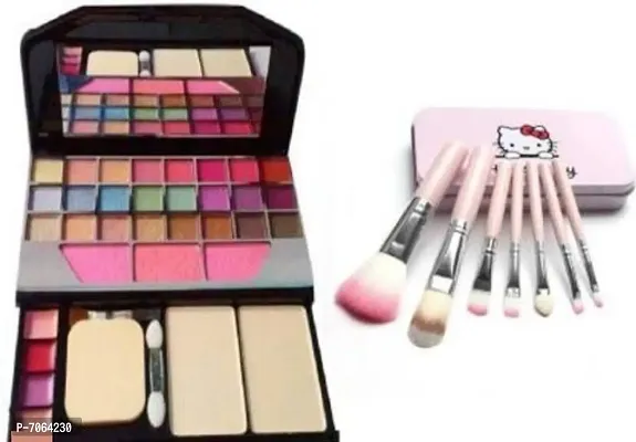 TYA 6155 EYESHADOW  HELLO KITTY PINK BRUSH COMBO SET-thumb0