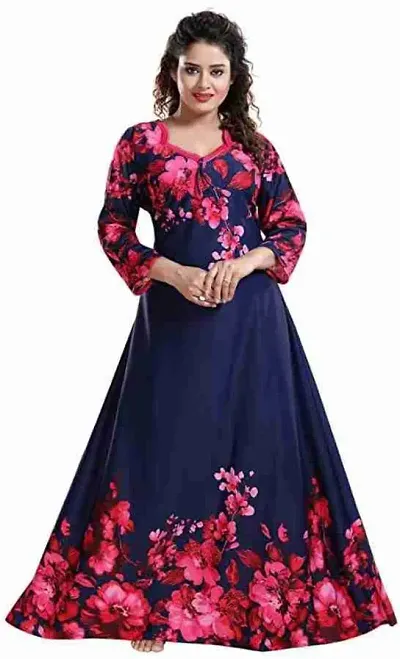 Floral Night Gown/Nighty For Women