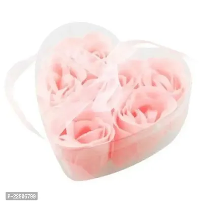 Nema Heart Shape Romantic Bath Rose petals soap - Light Pink