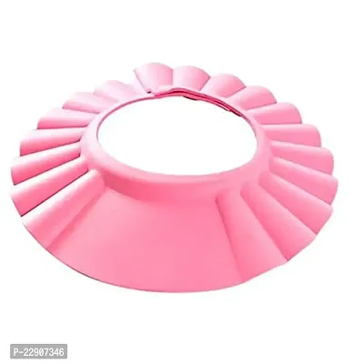 Nema Adjustable Baby Shower Shampoo Cap - Pink-thumb0