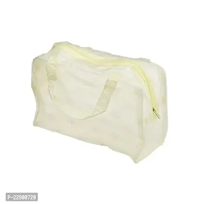 Futaba Portable Cosmetic Toiletry Travel Pouch Organizer Bag - Yellow 2 pcs ?-thumb0