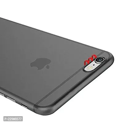 Nema 0.3mm Semi Transparent Matte Case Cover for iPhone 6 Plus - Black-thumb3