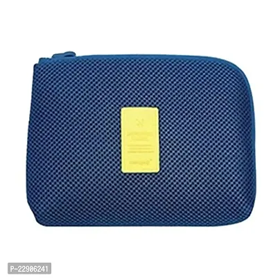 Futaba Portable Travel Gadget/Cosmetic Organiser - Blue - Large