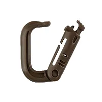 Nema Molle Backpack Carabiner Snap D-Ring Clip Keyring Locking - Brown-thumb1
