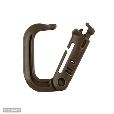 Nema Molle Backpack Carabiner Snap D-Ring Clip Keyring Locking - Brown-thumb2