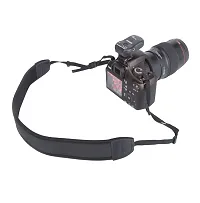 Camera Neoprene Shoulder Neck Strap - Black-thumb1