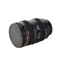 Black Coated  Stainless Steel Camera Lens Mug - Large-thumb4