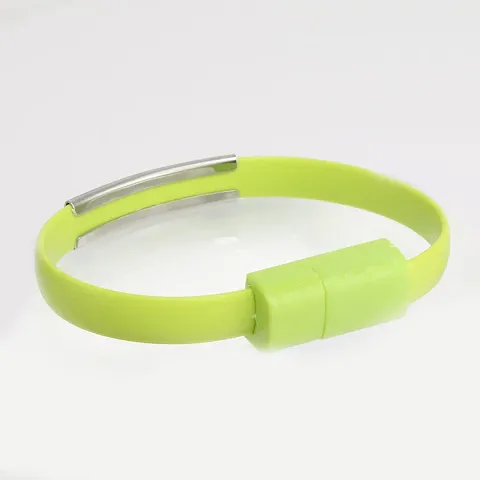 USB Cable Data Sync Charger Wrist Band Cable for TYPE C - Green
