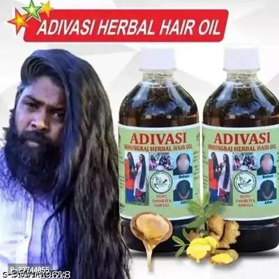 Adivasi nilambari Best Hair oil Long And Sine Hair ( Pack of 2 ) 500ml Hair Oil-thumb0