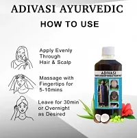 Adivasi hand made hair oil 500ml pack of 2 Hair Oil-thumb2
