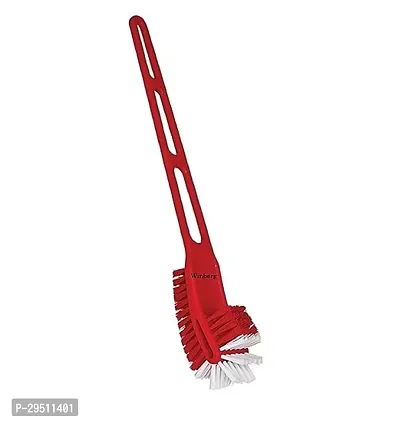 Durable Long Handle Plastic Bristles Toilet Cleaning Bathroom Brush