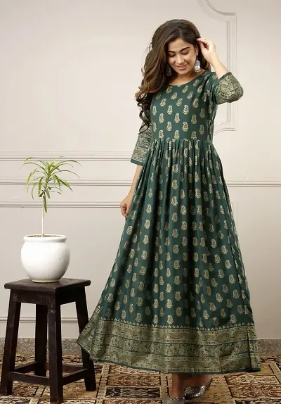 Trendy Women Rayon Kurta