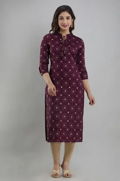 New In II Rayon Printed Kurti