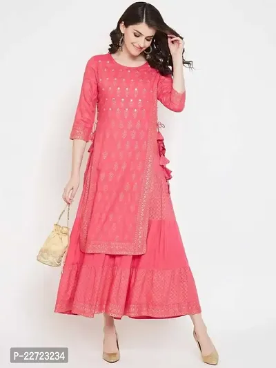 Women Anarkali Kurta-thumb0