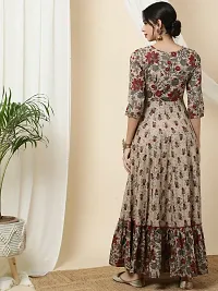 Stylish Cotton Printed Gown for Women-thumb3