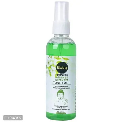 Eotiq Jasmine  Green Tea Toner Mist, Oil-Controlling Toner, Refreshing and Moisturizing Face Toner (100Ml)