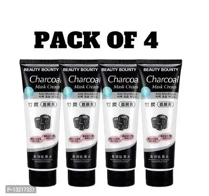 Charcoal Face Mask (Pack Of 4)-thumb0