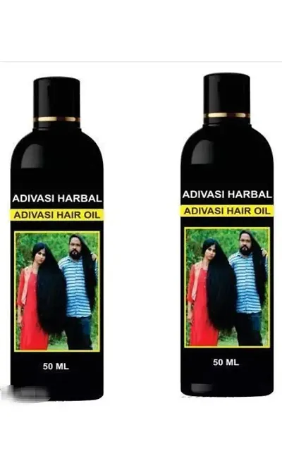 Adivasi Herbal Hair Oil For Men And Women Multipack