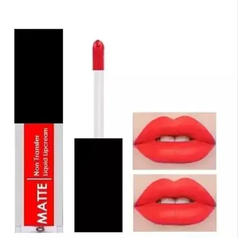 Dark red matte mini lipstick