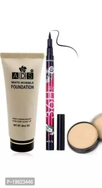 Ads foundation, 36h Eyeliner and compact