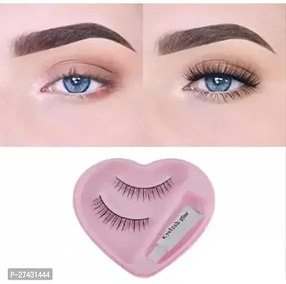 Make up Eyelashes with Glue