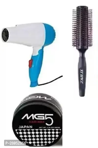 Hair dryer random colour , mg5 hair wax and  rolling com-thumb0