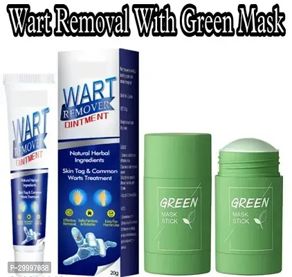 Green Mask Stick with Wart Removal -Combo pack of 2