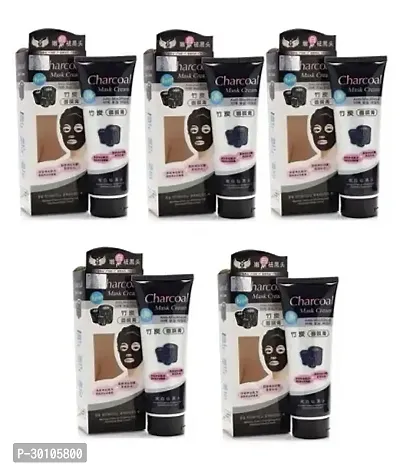 Charcoal Peel Off Mask  (Pack of 5)-thumb0