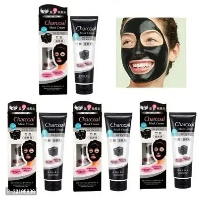 Charcoal Peel Off Mask  (Pack of 4)-thumb0