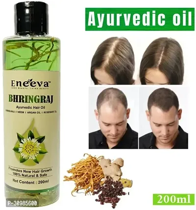 Eneeva Bhringraj Ayurvedic Hair Oil-200ML-thumb0