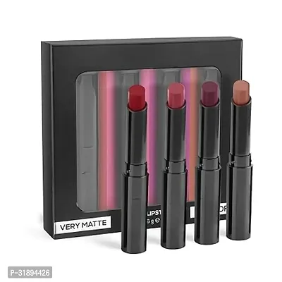 Very Matte  Solid Lipsticks (Pack of 4)-thumb0