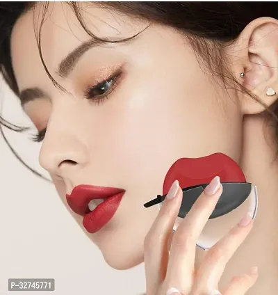 Apple Shape Lips Designed Lipsticks Red Colour-thumb0