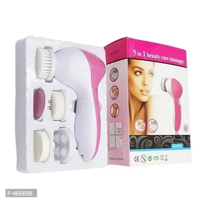 5 in 1 beauty massager Facial Kit // Multifunction Beauty Care Brush Deep Clean 5 in 1 Portable Facial Cleaner Relief Face Massager/Blackhead Remover Facial Cleanser // facial massager-thumb0