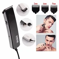 latest New Trimmer NS-216 Rechargeable Cordless Men Trimmer Shaver Machine for Beard  Hair Styling For Men (Multi-color) 3 Extra Clips-thumb1