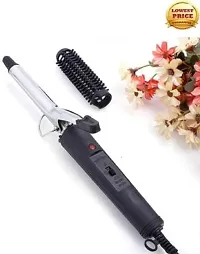 Hair Curler and straightener Hair Curling Iron Rod Electric 471 B Hair Curler Iron for Women Black-thumb2